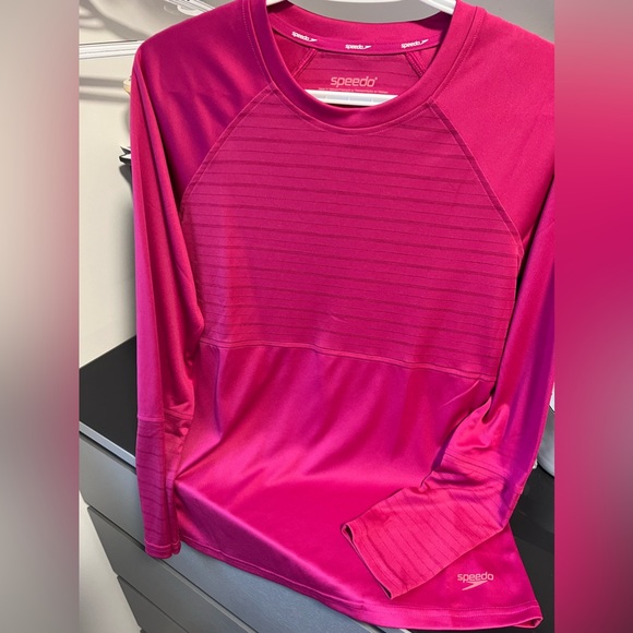 Speedo long sleeve for women - fushia - Picture 2 of 4